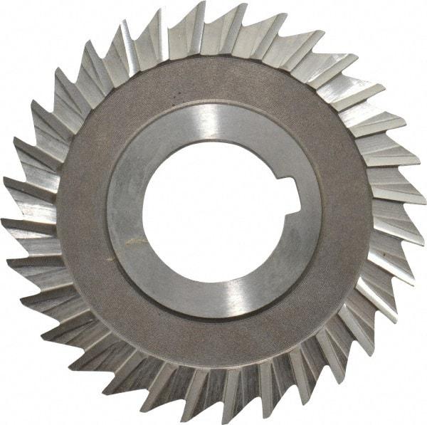 Keo - 3" Blade Diam x 3/32" Blade Thickness, 1" Hole, 32 Teeth, High Speed Steel Side Chip Saw - Straight Tooth, Arbor Connection, Right Hand Cut, Uncoated, with Keyway - Exact Industrial Supply