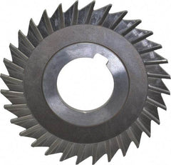 Keo - 3" Blade Diam x 1/8" Blade Thickness, 1" Hole, 32 Teeth, High Speed Steel Side Chip Saw - Straight Tooth, Arbor Connection, Right Hand Cut, Uncoated, with Keyway - Exact Industrial Supply