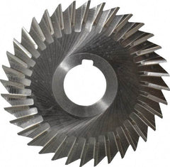 Keo - 4" Blade Diam x 1/16" Blade Thickness, 1" Hole, 36 Teeth, High Speed Steel Side Chip Saw - Straight Tooth, Arbor Connection, Right Hand Cut, Uncoated, with Keyway - Exact Industrial Supply