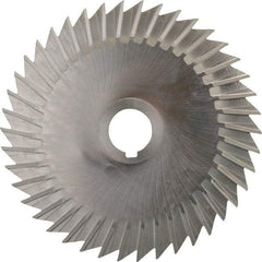 Keo - 6" Blade Diam x 1/16" Blade Thickness, 1" Hole, 42 Teeth, High Speed Steel Side Chip Saw - Straight Tooth, Arbor Connection, Right Hand Cut, Uncoated, with Keyway - Exact Industrial Supply