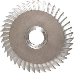Keo - 6" Blade Diam x 1/8" Blade Thickness, 1-1/4" Hole, 42 Teeth, High Speed Steel Side Chip Saw - Straight Tooth, Arbor Connection, Right Hand Cut, Uncoated, with Keyway - Exact Industrial Supply