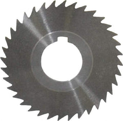 Keo - 3" Diam x 3/64" Blade Thickness x 1" Arbor Hole Diam, 36 Tooth Slitting and Slotting Saw - Arbor Connection, Right Hand, Uncoated, High Speed Steel, 10° Rake, Concave Ground - Exact Industrial Supply