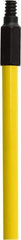 O-Cedar - 60 x 1" Fiberglass Squeegee Handle - Threaded Connection, Yellow - Exact Industrial Supply