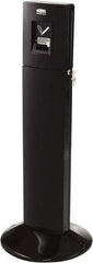 Rubbermaid - 1.6 Gal Metal Cigarette & Cigar Receptacle - 42.8" High - Exact Industrial Supply