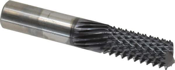 Onsrud - 1/2" Diam, 1-1/8" LOC, End Mill End, Solid Carbide Diamond Pattern Router Bit - Right Hand Cut, 3" OAL, 1/2" Shank Diam, Use on Composites - Exact Industrial Supply