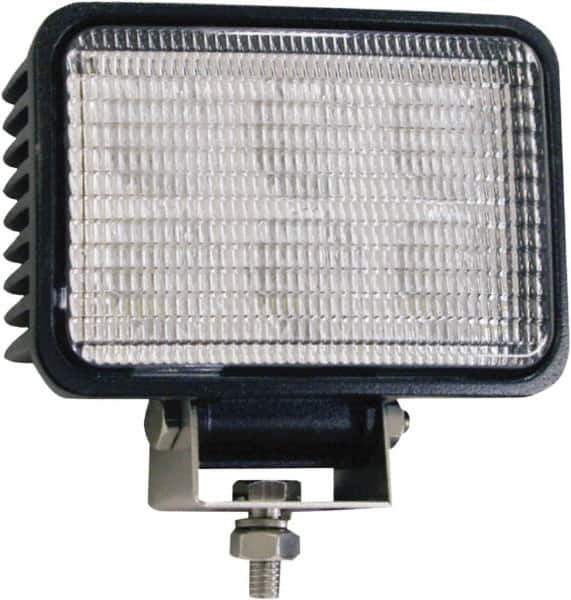 Buyers Products - 12 to 24 Volt, Clear Flood Beam Light - 1.5 Amps, 1,350 Lumens, 6 LED Lamp - Exact Industrial Supply