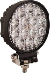 Buyers Products - 12 to 24 Volt, Clear Flood Beam Light - 3.0 Amps, 2,525 Lumens, 14 LED Lamp - Exact Industrial Supply