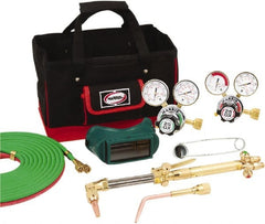 Lincoln Electric - Oxygen/Acetylene Torch Kits Type: Welding Outfit Maximum Cutting: 4 (Inch) - Exact Industrial Supply