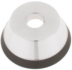 Tru-Maxx - 3" Diam, 3/4" Hole Size, 1" Overall Thickness, 150 Grit, Type 11V9, Tool & Cutter Grinding Wheel - Very Fine Grade, Diamond - Exact Industrial Supply