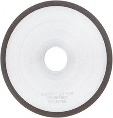 Tru-Maxx - 6" 100 Grit Diamond Cutoff Wheel - 0.035" Thick, 1-1/4" Arbor, Use with Angle Grinders - Exact Industrial Supply