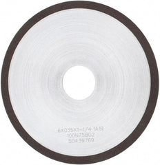 Tru-Maxx - 6" 100 Grit Diamond Cutoff Wheel - 0.035" Thick, 1-1/4" Arbor, Use with Angle Grinders - Exact Industrial Supply