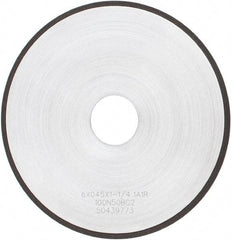 Tru-Maxx - 6" 100 Grit Diamond Cutoff Wheel - 0.045" Thick, 1-1/4" Arbor, Use with Angle Grinders - Exact Industrial Supply