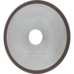 Tru-Maxx - 6" 150 Grit Diamond Cutoff Wheel - 0.035" Thick, 1-1/4" Arbor, Use with Angle Grinders - Exact Industrial Supply