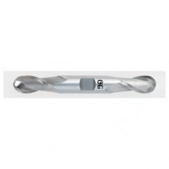 1/2" Dia. - 4" OAL - Bright CBD - Double - Ball Nose SE EM - 2 FL - Exact Industrial Supply