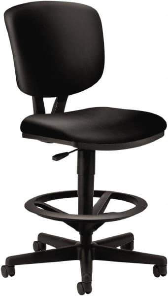 Hon - Swivel & Adjustable Stools Type: Adjustable Height Stool Base Type: Swivel - Exact Industrial Supply