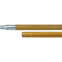 72″ Hardwood Handle, Threaded Metal Tip, 15/16″ Diameter - Exact Industrial Supply