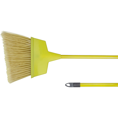 7 1/2' Plastic Angled Upright - Broom With Handle - Exact Industrial Supply