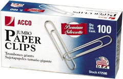 ACCO - 1-3/4" Wide Paper Fastener - Silver - Exact Industrial Supply