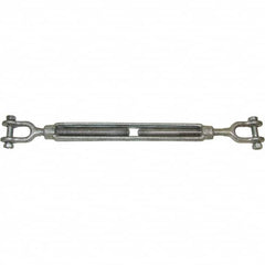 CM - 15,200 Lb Load Limit, 1-1/4" Thread Diam, 12" Take Up, Forged Steel Turnbuckle Body Turnbuckle - Exact Industrial Supply
