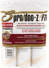 Wooster Brush - 3/8" Nap, 9" Wide Paint Roller - Medium Texture, Woven - Exact Industrial Supply