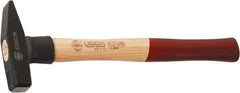 Osca - Machinist's Double Face Hammer - 14" OAL, 14" Long Wood Handle, 1.42" Face Diam - Exact Industrial Supply