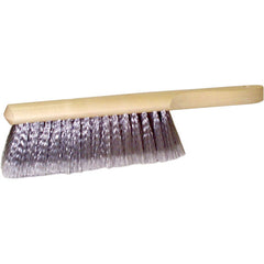 8″ Counter Duster, Flagged Silver Polystyrene Fill, Fine Brushing - Exact Industrial Supply