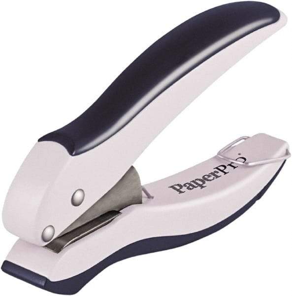 PaperPro - Paper Punches Type: 10 Sheet Manual One Hole Punch Color: Gray - Exact Industrial Supply
