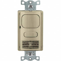 Hubbell Wiring Device-Kellems - Motion Sensing Wall Switches Switch Type: Occupancy or Vacancy Sensor Duel Switch Sensor Type: Ultasonic; Infared - Exact Industrial Supply