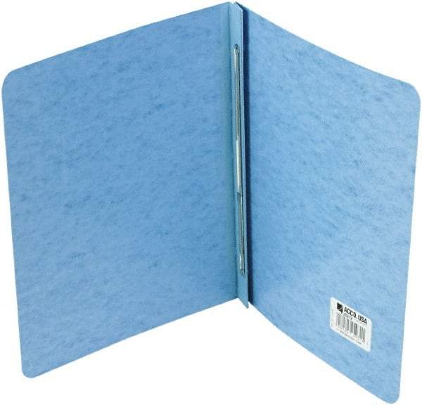 ACCO - 11" Long x 8" Wide Report Cover - Light Blue - Exact Industrial Supply