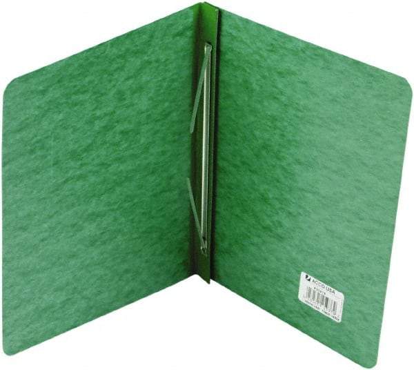 ACCO - 11" Long x 8" Wide Report Cover - Dark Green - Exact Industrial Supply