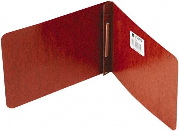 ACCO - 8-1/2" Long x 5" Wide Report Cover - Red - Exact Industrial Supply