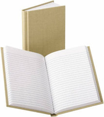 Boorum & Pease - 96 Sheet, 4-3/8 x 7", Memo Book (Side Bound) - Tan - Exact Industrial Supply