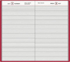 AT-A-GLANCE - 200 Sheet, 7-11/16 x 12-1/8", Composition Book - Red - Exact Industrial Supply