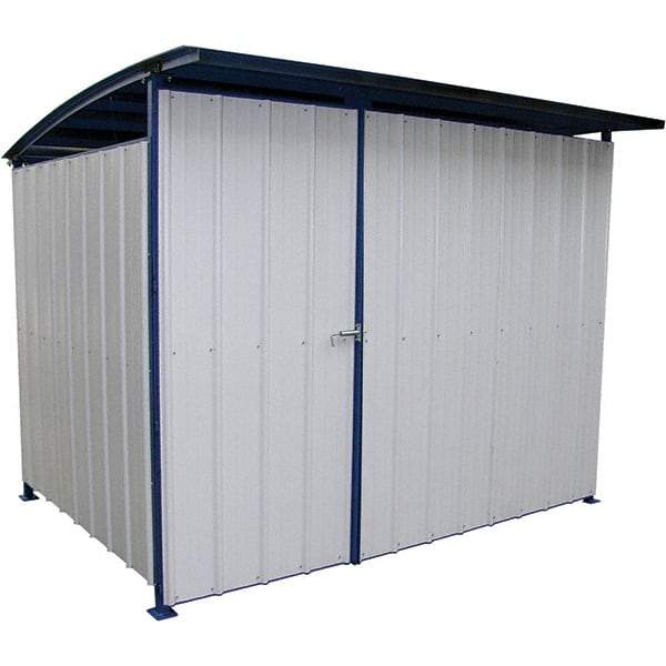 Vestil - Sheds Type: Horizontal Storage Shed Width (Feet): 10 - Exact Industrial Supply