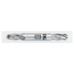 5/32" Dia. - 3-1/8" OAL - Bright CBD - Double - Ball Nose SE EM - 4 FL - Exact Industrial Supply