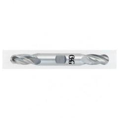 5/16" Dia. - 3-1/2" OAL - Bright CBD - Double - Ball Nose SE EM - 4 FL - Exact Industrial Supply