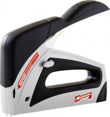 Arrow - Manual Staple Gun - 150 Lb Capacity, Gray & Black, Aluminum Body - Exact Industrial Supply