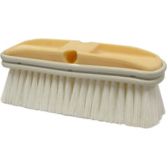 9 1/2″ × 2 3/4″ - Flagged White Polystyrene Truck Wash Industrial Hand Brush - Exact Industrial Supply