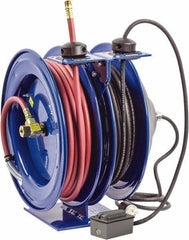 CoxReels - 50' Spring Retractable Hose Reel - 300 psi, Hose Included - Exact Industrial Supply