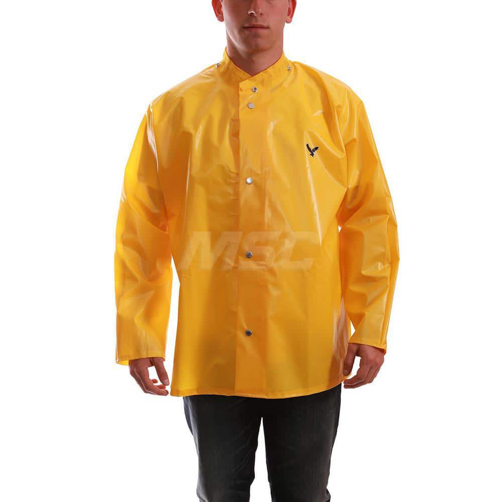 Jackets & Coats; Garment Style: Jacket; Size: X-Large; Gender: Unisex; Material: 210D Nylon; Polyurethane; Closure Type: Snaps; Seam Style: Sealed; Material Weight: 5.5 oz; Features: Chemical Resistant; Waterproof; Mildew Resistant; Lightweight; Flame Ret