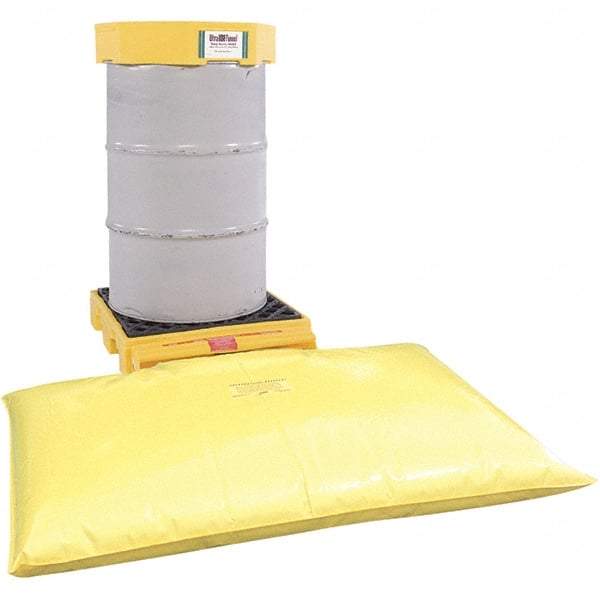 UltraTech - 66 Gal Sump, 1,500 Lb Capacity, 1 Drum, Polyethylene Spill Deck or Pallet - 30" Long x 25" Wide x 4" High, Low Profile, 1 Tank Drum Configuration - Exact Industrial Supply