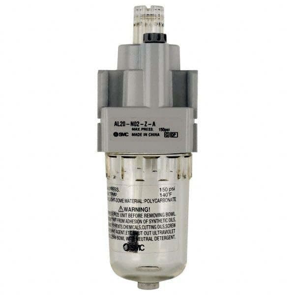 SMC PNEUMATICS - Lubricators Type: Standard Port Size NPT: 1/4 - Exact Industrial Supply