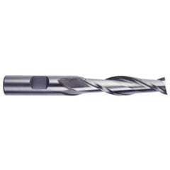 3/16″ × 3/8″ × 1 1/4″ × 3 1/16″ 2 Flute Single End HSS Finishing Center Cutting End Mill-Uncoated Series/List #4599 - Exact Industrial Supply