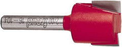 Freud - 3/4" Cut Diam, 1/2" Length of Cut, 0 Flute Mortising Edge Profile Router Bit - Carbide-Tipped, 1/4" Shank Diam, 2" OAL, Proprietary Coating - Exact Industrial Supply