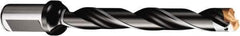 Sandvik Coromant - 63/64 to 1.0232" Diam, 10.1865xD, 10.387" Max Depth, 1-1/4" Shank Diam, 13.8976" OAL, Replaceable Tip Drill - 870-2590-25-PM Insert, 25 Seat Size, 870..LX-10 Toolholder, Series CoroDrill 870 - Exact Industrial Supply