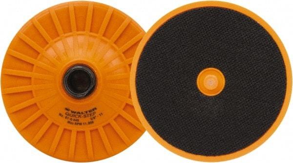 WALTER Surface Technologies - 4-1/2" Diam Hook & Loop Disc Backing Pad - 11,000 RPM - Exact Industrial Supply