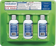 PRO-SAFE - 8 oz, Disposable Eyewash Triple Station - Approved by FDA - Exact Industrial Supply