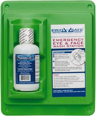 PRO-SAFE - 16 oz, Disposable Eyewash Single Station - Approved by FDA - Exact Industrial Supply