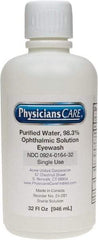 PRO-SAFE - 32 oz, Disposable Eyewash Single Refill Station - Approved by FDA - Exact Industrial Supply