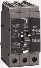 Square D - 60 Amp, 480Y/277 V, 3 Pole, Bolt On Miniature Circuit Breaker - 65 kA Breaking Capacity, 12, 14 AWG - Exact Industrial Supply